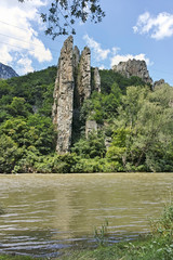 Ritlite - rock formations at Iskar River Gorge, Bulgaria
