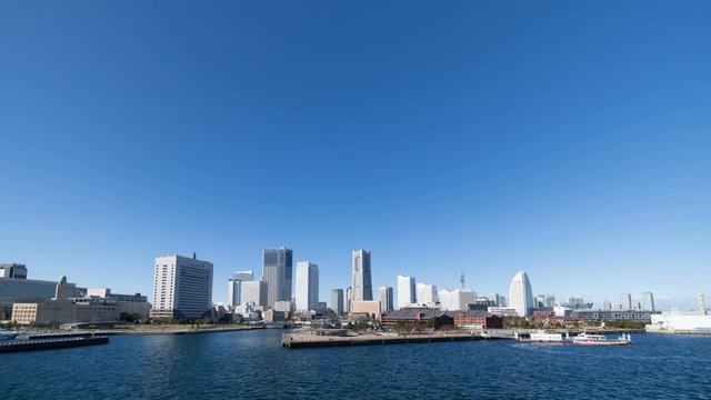 横浜　2020　タイムラプス　みなとみらい