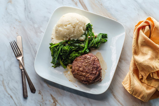 Steak And Mashed Potatoes