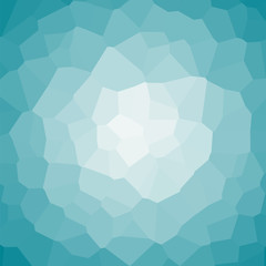 Blue Geometric background in Origami style with gradient.