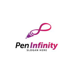 pen logo vector design inspiration