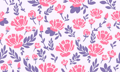 Unique template for valentine, with beautiful leaf and flower background.