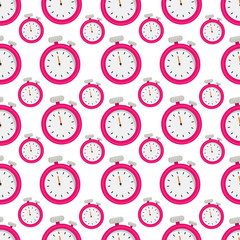 stopwatch seamless pattern vector illustration background