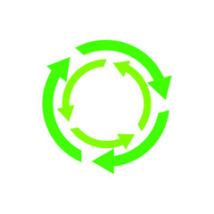 recycle symbol vector illustration ecology
