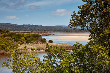 Falmouth Inlet on the North Eastern coast, Tasmania Australia
