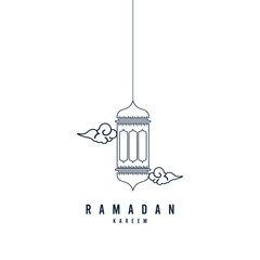 Ramadan kareem vector template. Illustration full color. Design for banner, greeting cards or print.