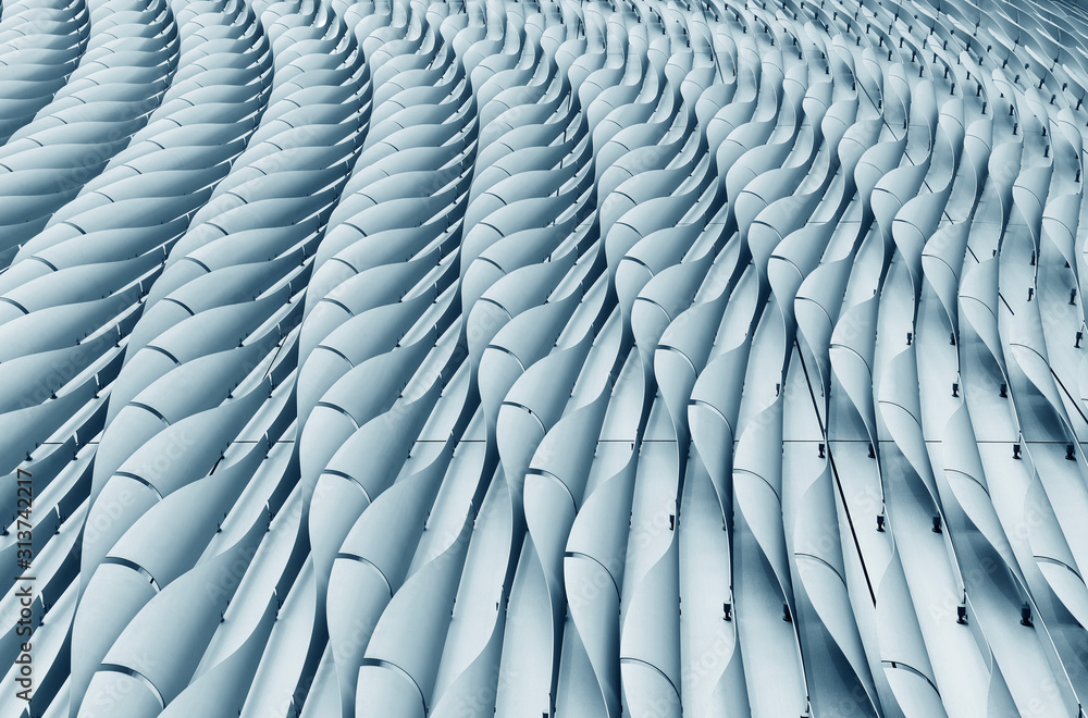 Aufkleber exterior of modern architecture. building abstract background