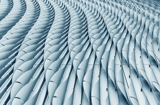 Exterior of modern architecture. Building abstract background