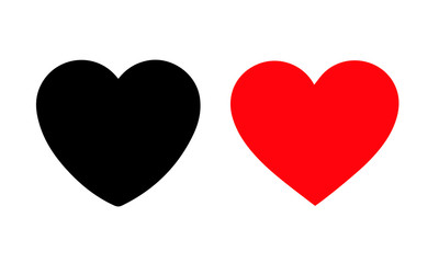 Collection of heart illustrations, Love symbol icon set, love symbol 