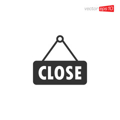 Close Sign Icon Design Vector