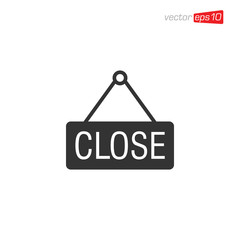 Close Sign Icon Design Vector