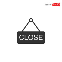 Close Sign Icon Design Vector