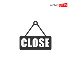 Close Sign Icon Design Vector