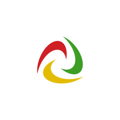 Fototapeta na wymiar abstract triangle logo design vector