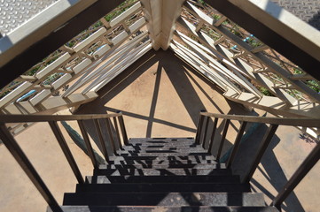 3d stairway down the tower
