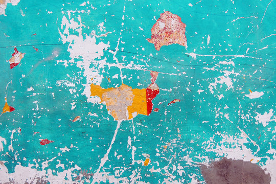 Muro con textura en azul