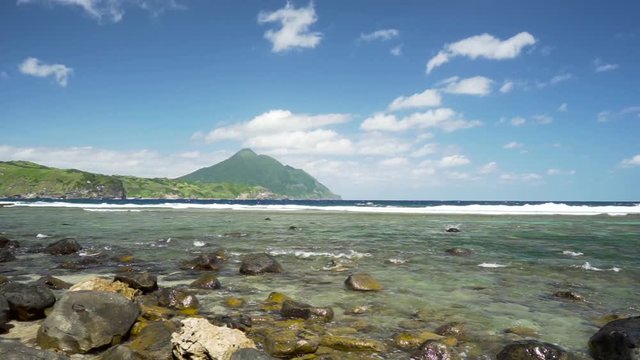 View of Mount Iraya as a dormant volcano on Batan Island and the highest point in the province of Batanes
