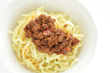 Taiwanese spicy beef and ramen noodles