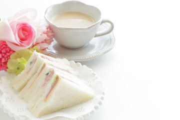 assorted ham and cheese sandwich