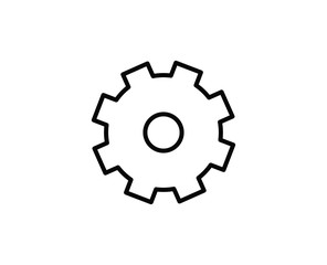 Gear line icon