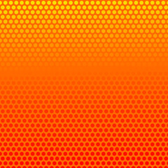 dots pattern abstract vector on orange background.