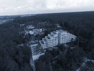 The destruction of the remnants of communism (drone image).Totally marauded and vandalised by...