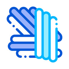 Allegry Organism Pathogen Sticks Vector Sign Icon Thin Line. Epidemic Pathogen Bacteria Linear Pictogram. Chemical Microbe Type Infection Microorganism Contour Illustration