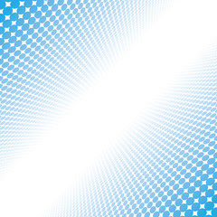 Blue background with dots. Abstract background with halftone dots design. Vector illustration.
