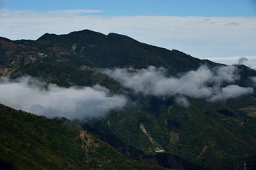 Fototapeta na wymiar Mountain landscape-Mountain View Resort in the Hsinchu,Taiwan.