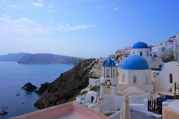 Fototapeta na wymiar santorini island in greece