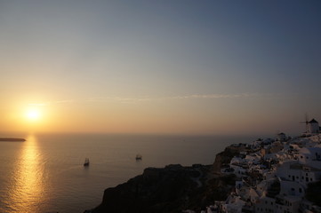 santorini island in greece