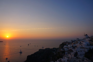 santorini island in greece