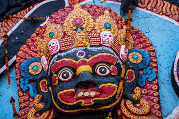 The face of kalbhairab.