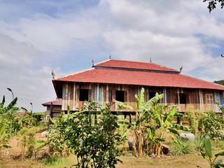 old farmer house at a pepper plantation