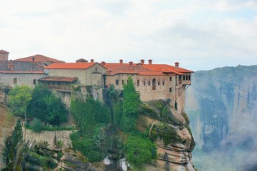 Fototapeta na wymiar The Meteora Monasteries in Greece