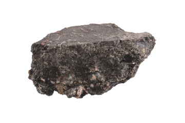 asphalt isolated on white background