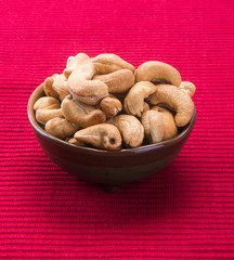 nuts or cashew nuts on the background new.
