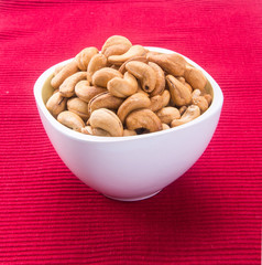 nuts or cashew nuts on the background new.