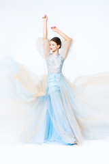 Naklejka premium posing in studio