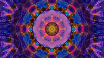 Kaleidoscope Mandala Art Design Abstract Background