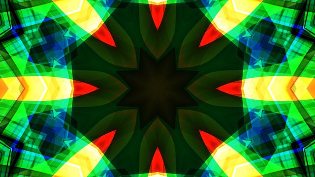 Kaleidoscope Mandala Art Design Abstract Background © Quilimo