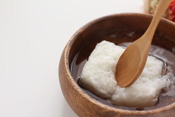 Japanese instant food ingredient, dried rice porridge