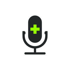 podcast logo with medic icon
