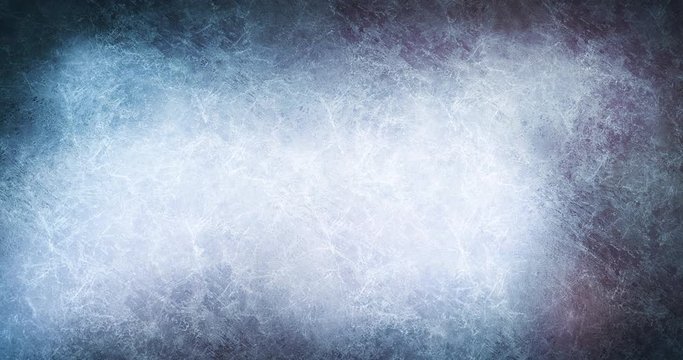 Abstract ice background animation with fire glow.