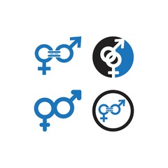 Gender logo vector