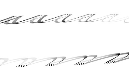 spiral lines pattern backdrop. striped graphic design. digital geometric - minimal style decoration. black abstract silhouettes on white background.