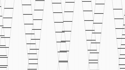 horizontal lines pattern backdrop. striped graphic design. digital geometric - minimal style decoration. black abstract silhouettes on white background.