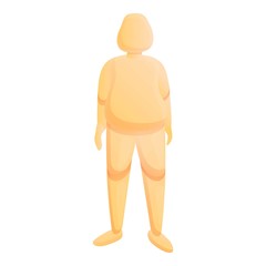 Kid mannequin icon. Cartoon of kid mannequin vector icon for web design isolated on white background