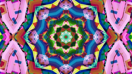 Kaleidoscope Mandala Art Design Abstract Background