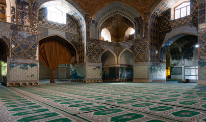 Blue Mosque Tabriz Interior Iran
